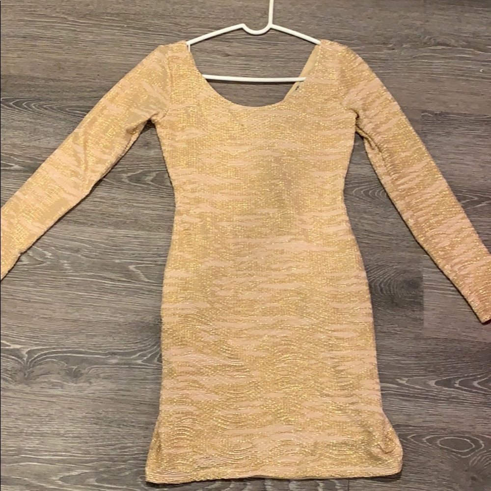 NEVER WORN gold dress